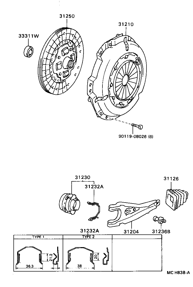  DELIBOY |  CLUTCH RELEASE FORK