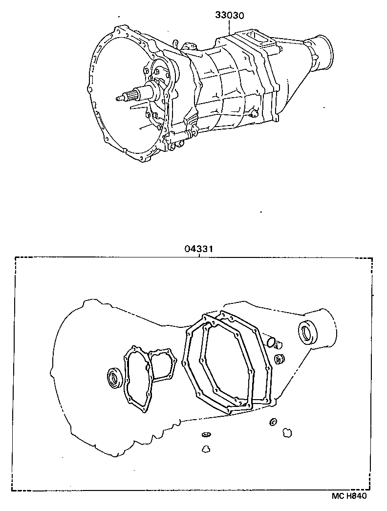  DELIBOY |  TRANSAXLE OR TRANSMISSION ASSY GASKET KIT MTM