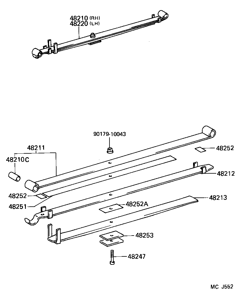  HIACE TRUCK |  REAR SPRING SHOCK ABSORBER