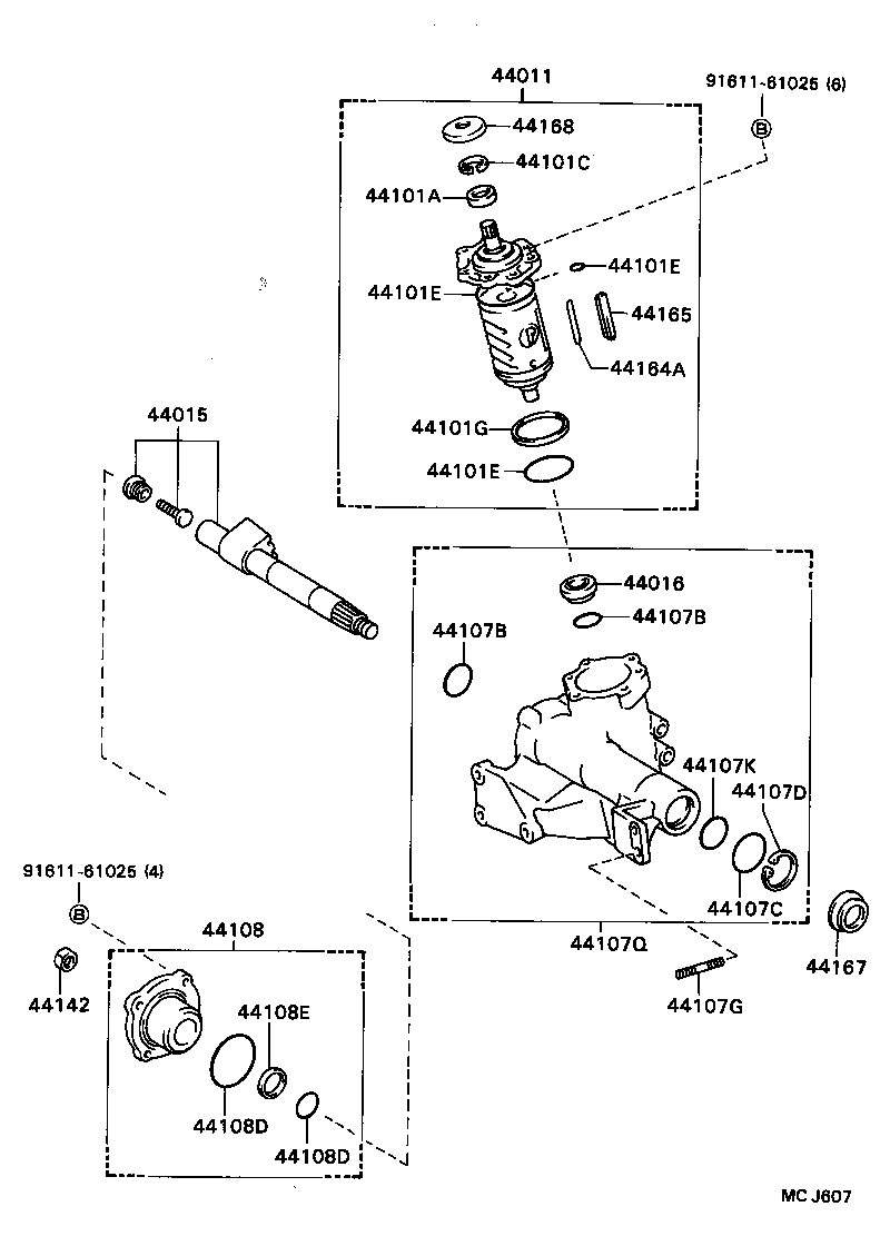  DYNA TOYOACE |  FRONT STEERING GEAR LINK