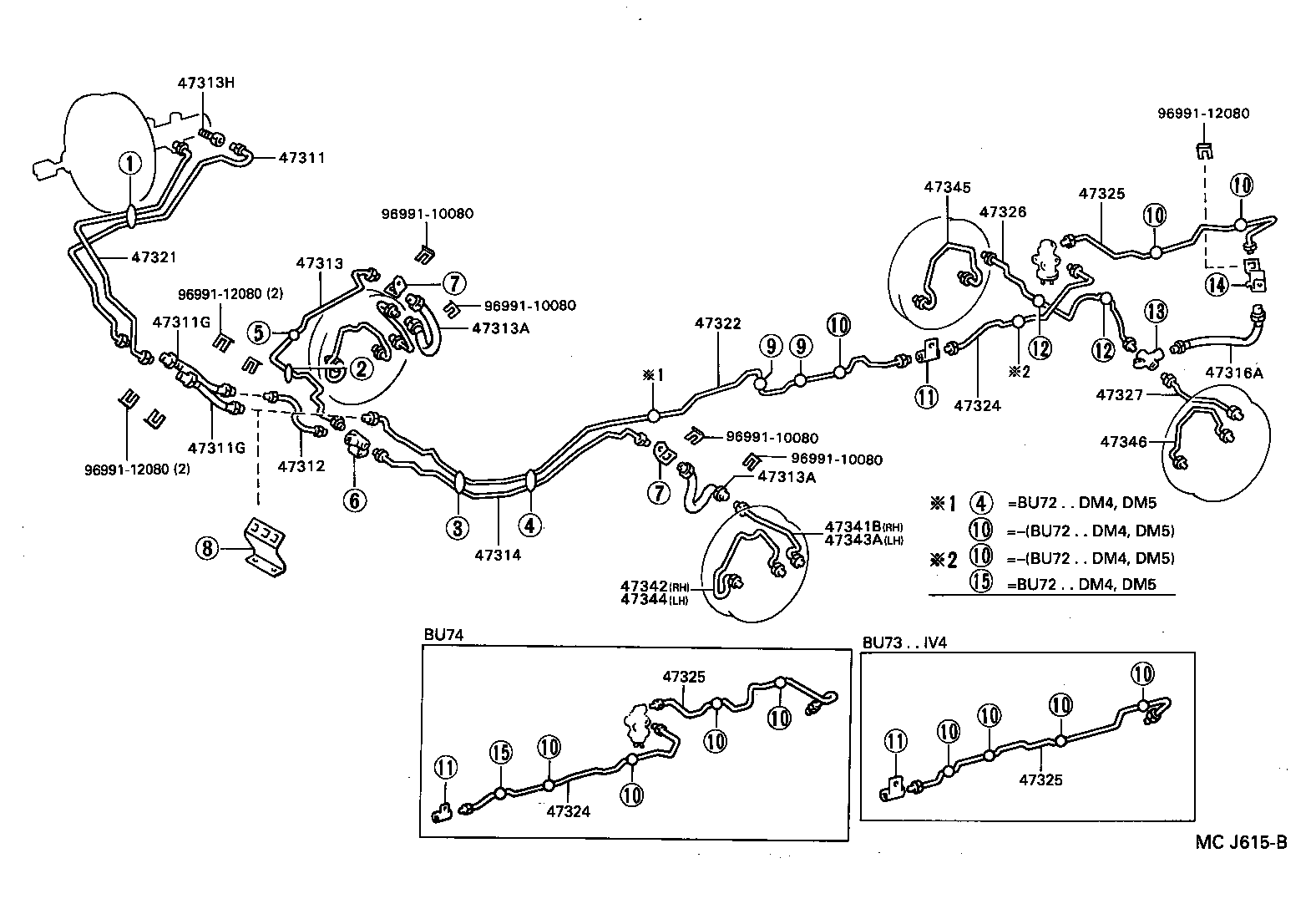  DYNA TOYOACE |  BRAKE TUBE CLAMP