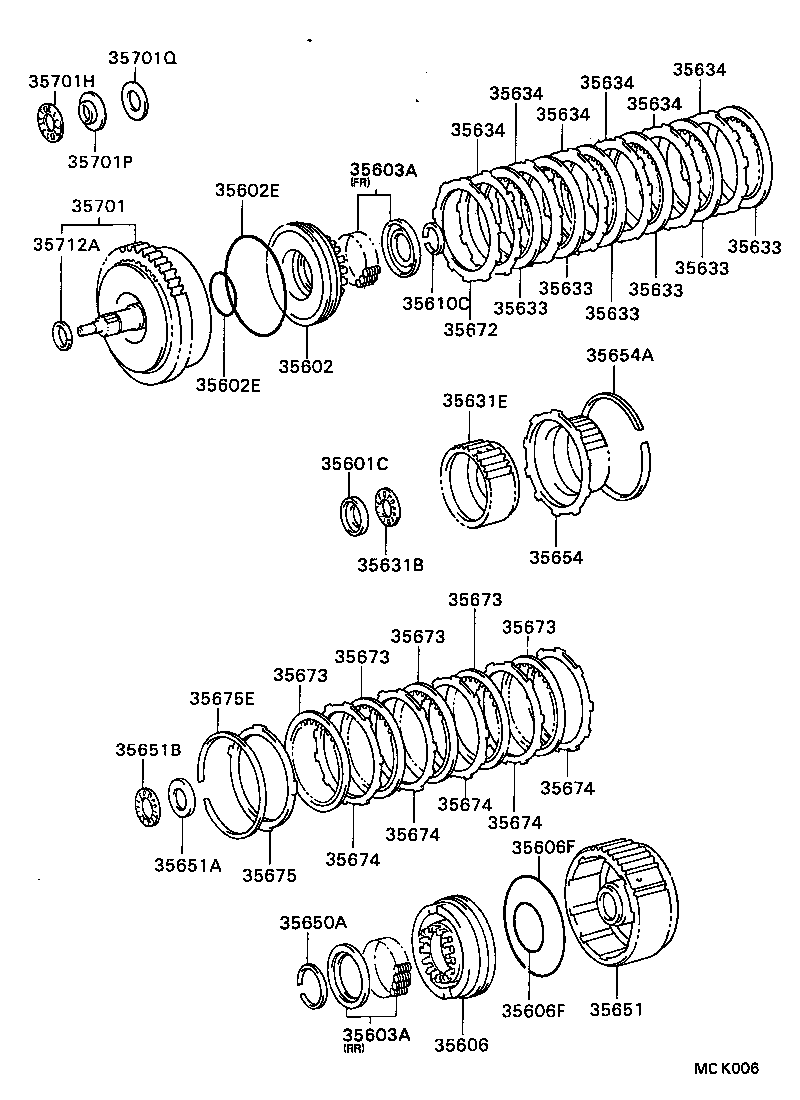  COASTER |  BRAKE BAND MULTIPLE DISC CLUTCH ATM