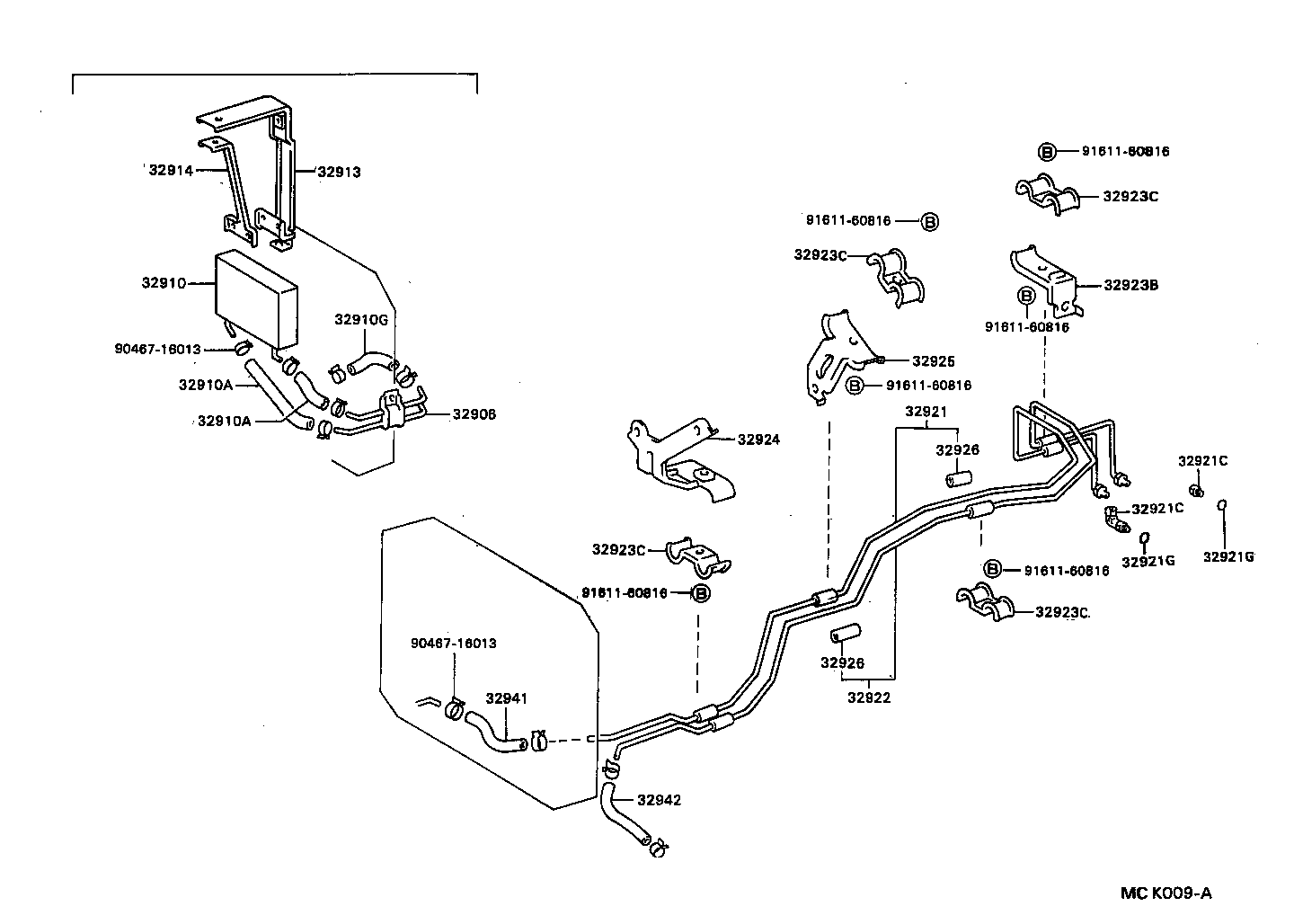  COASTER |  OIL COOLER TUBE ATM