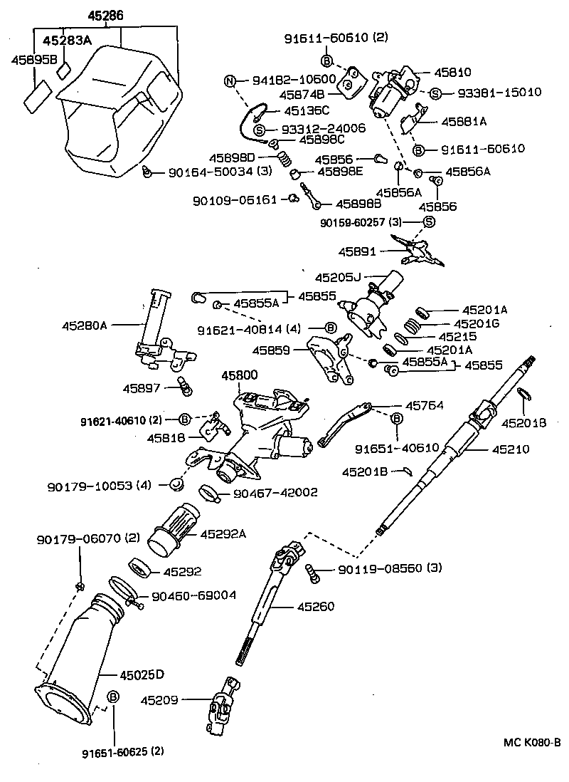  CELSIOR |  STEERING COLUMN SHAFT