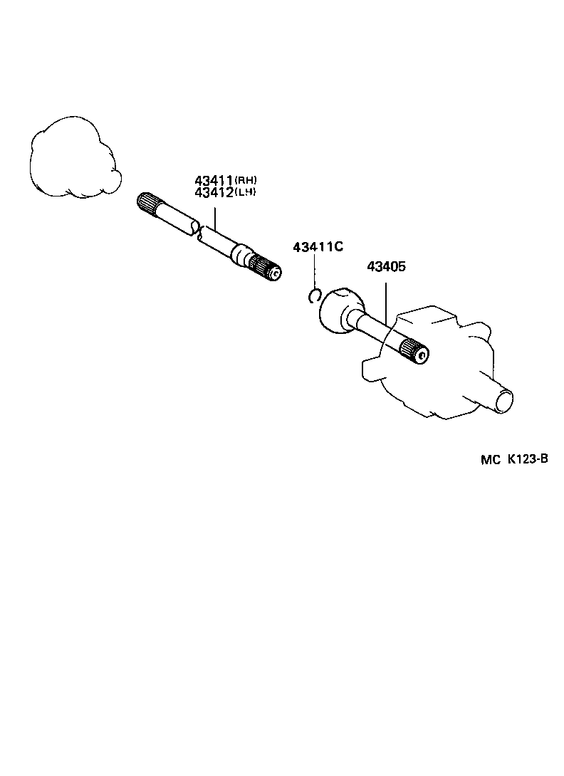  LAND CRUISER VAN |  FRONT DRIVE SHAFT