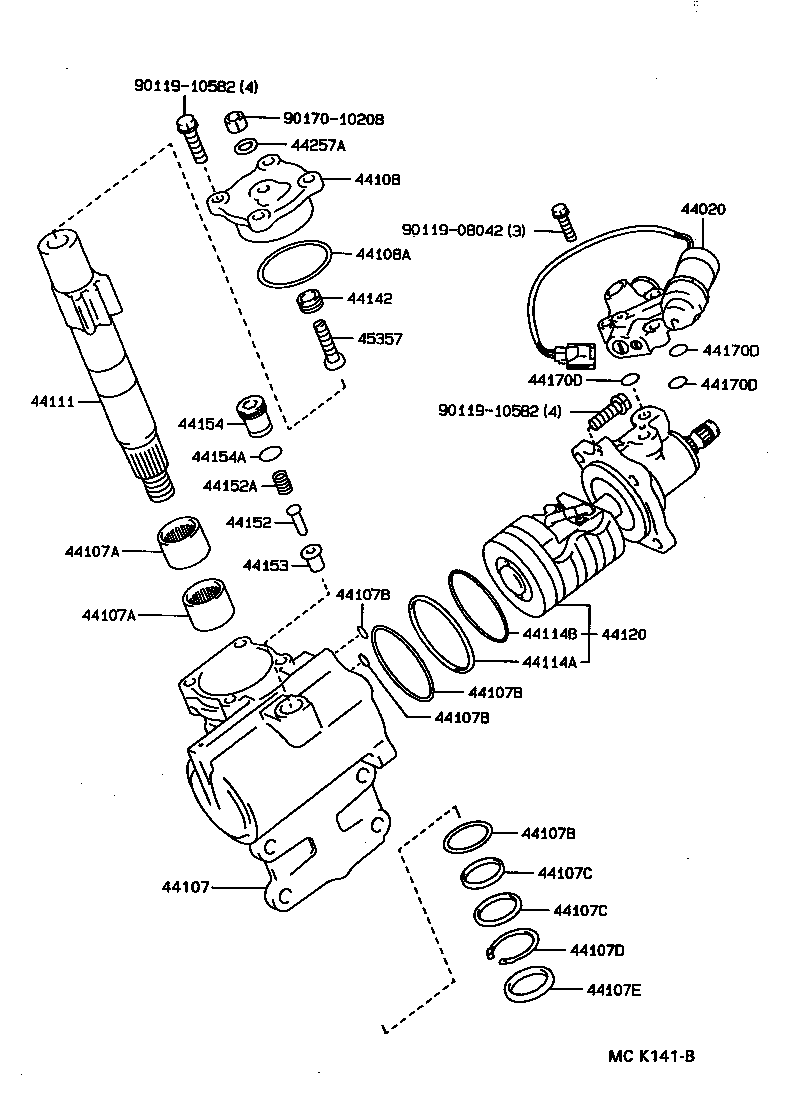  LAND CRUISER VAN |  FRONT STEERING GEAR LINK