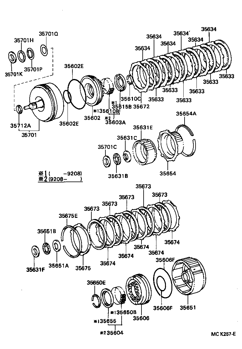  LAND CRUISER VAN |  BRAKE BAND MULTIPLE DISC CLUTCH ATM