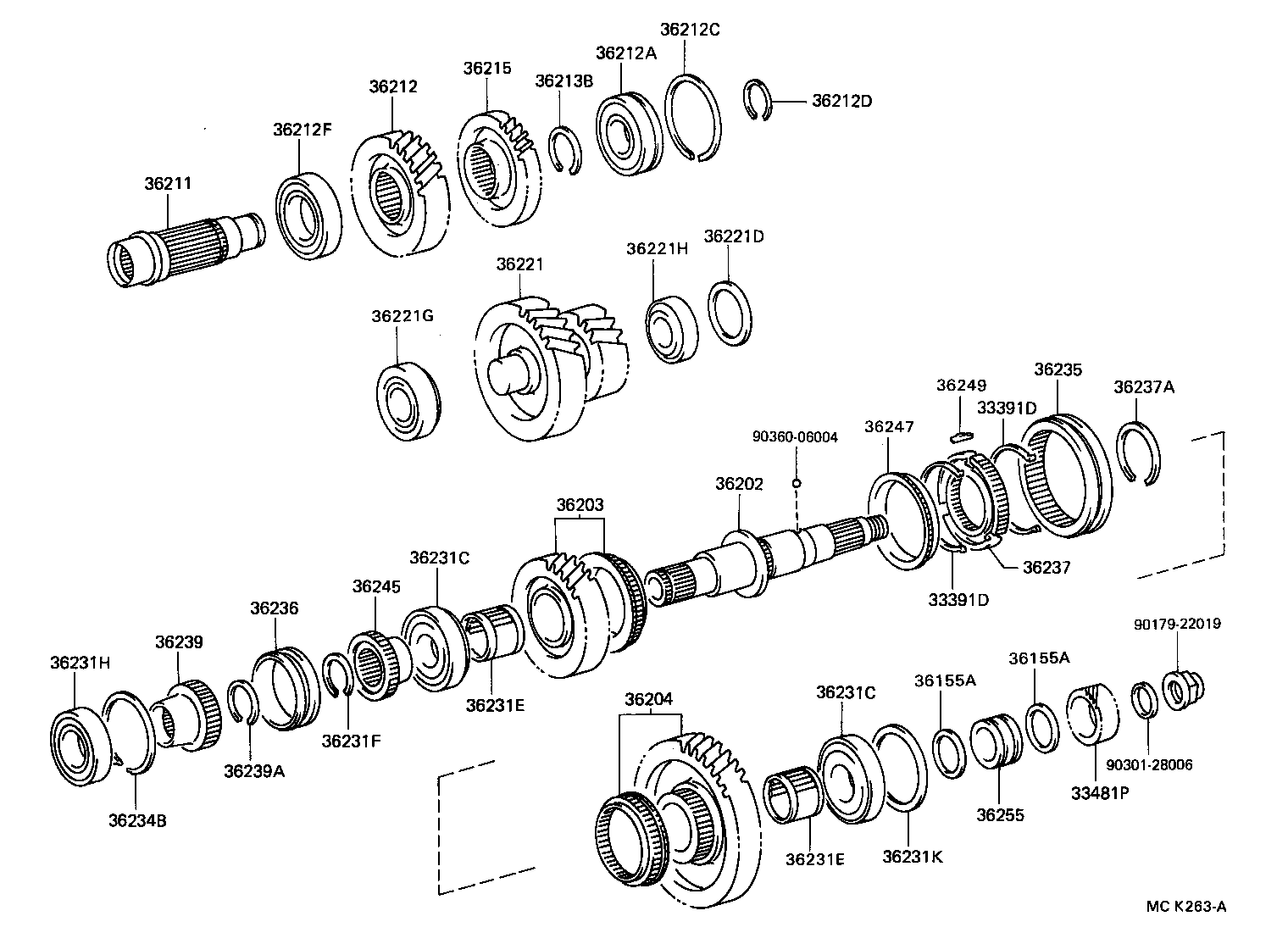  LAND CRUISER VAN |  TRANSFER GEAR