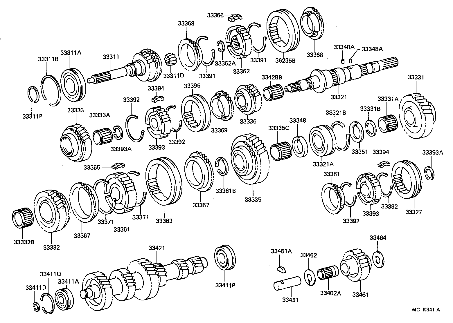  LAND CRUISER VAN |  TRANSMISSION GEAR MTM