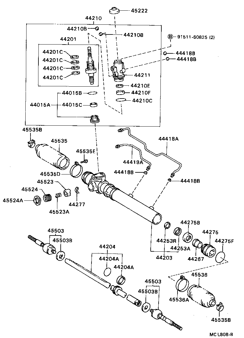  DELIBOY |  FRONT STEERING GEAR LINK