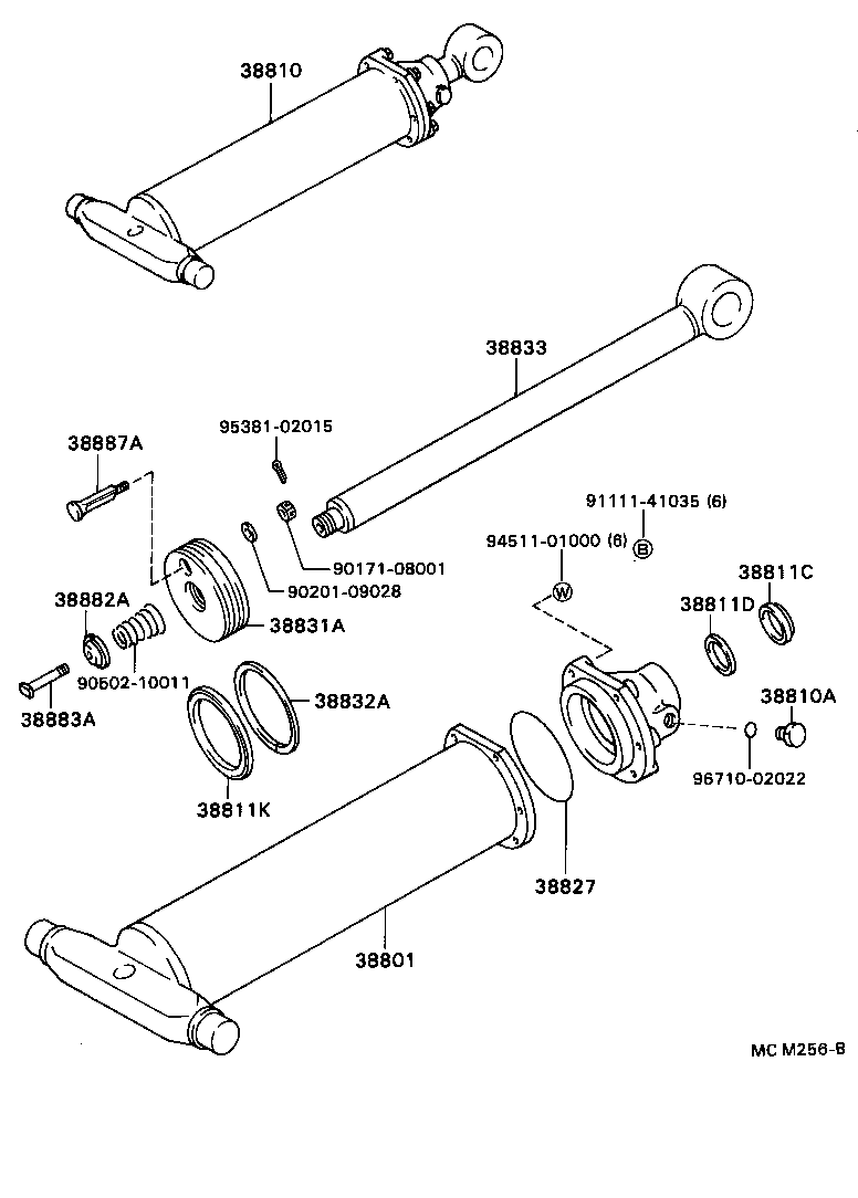  DYNA TOYOACE |  HOIST CYLINDER
