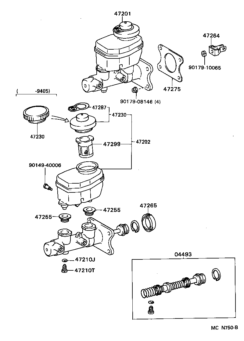  LAND CRUISER VAN |  BRAKE MASTER CYLINDER