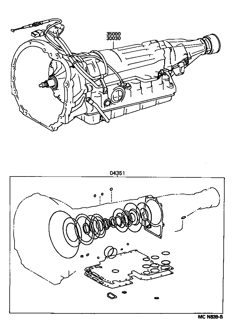 CRESTA | TRANSAXLE OR TRANSMISSION ASSY GASKET KIT ATM