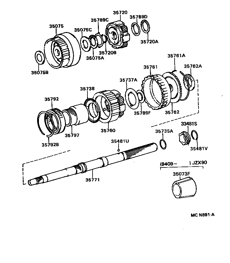 CRESTA | PLANETARY GEAR REVERSE PISTON COUNTER GEAR ATM