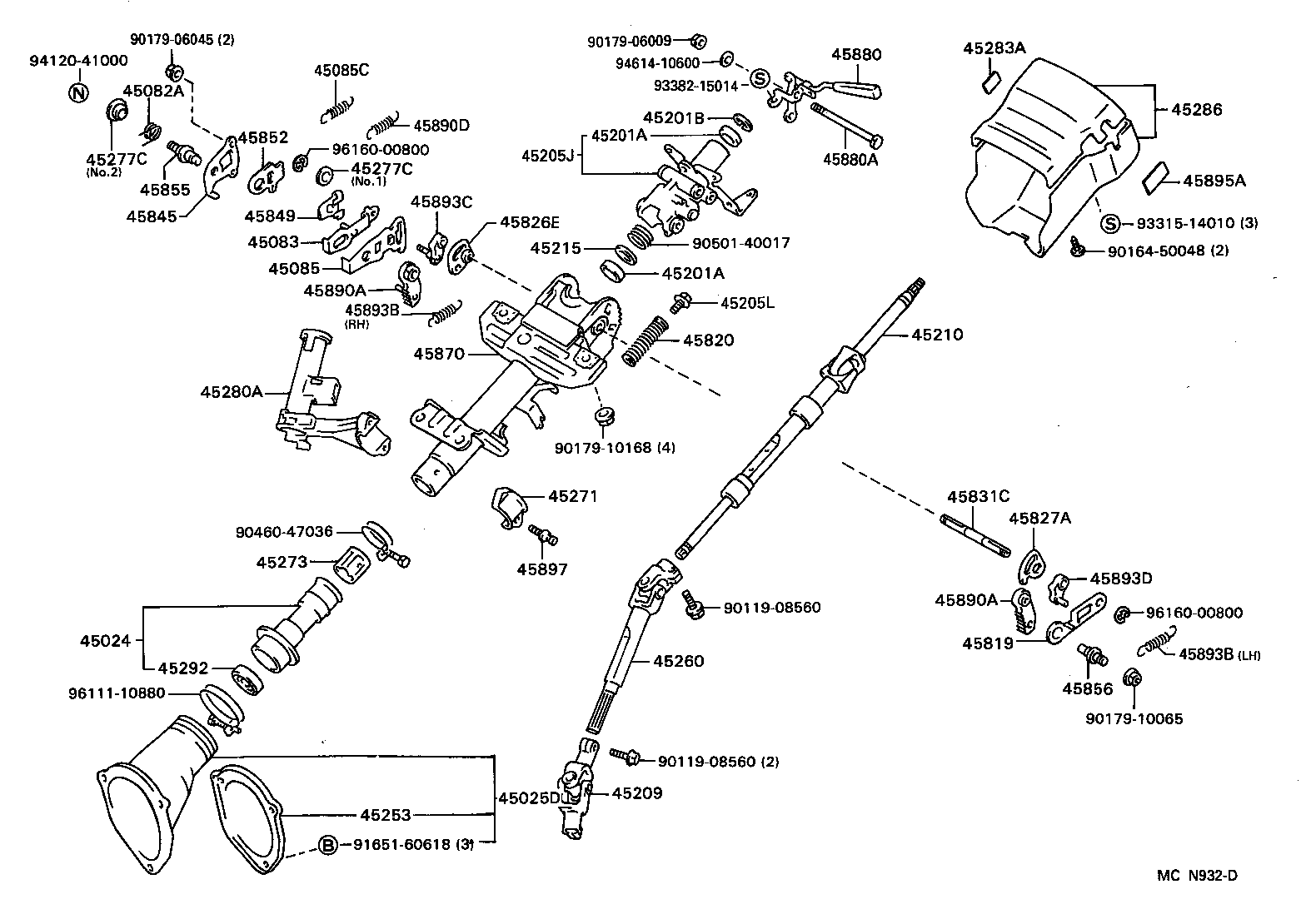  CRESTA |  STEERING COLUMN SHAFT