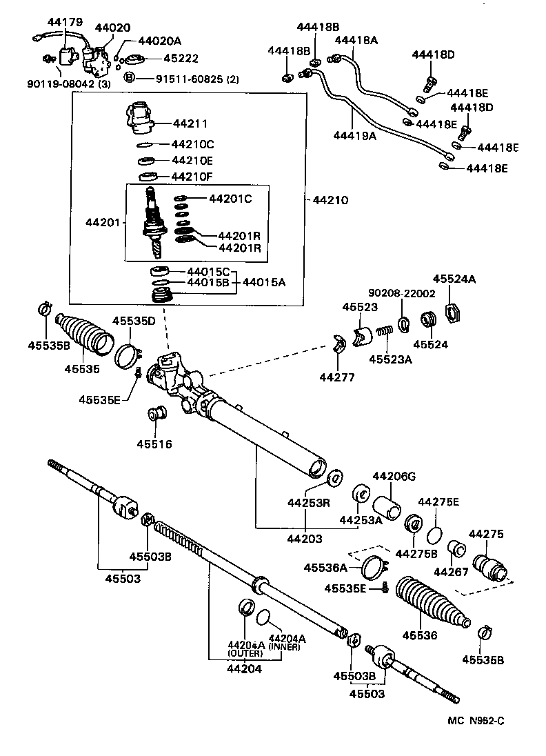  CRESTA |  FRONT STEERING GEAR LINK