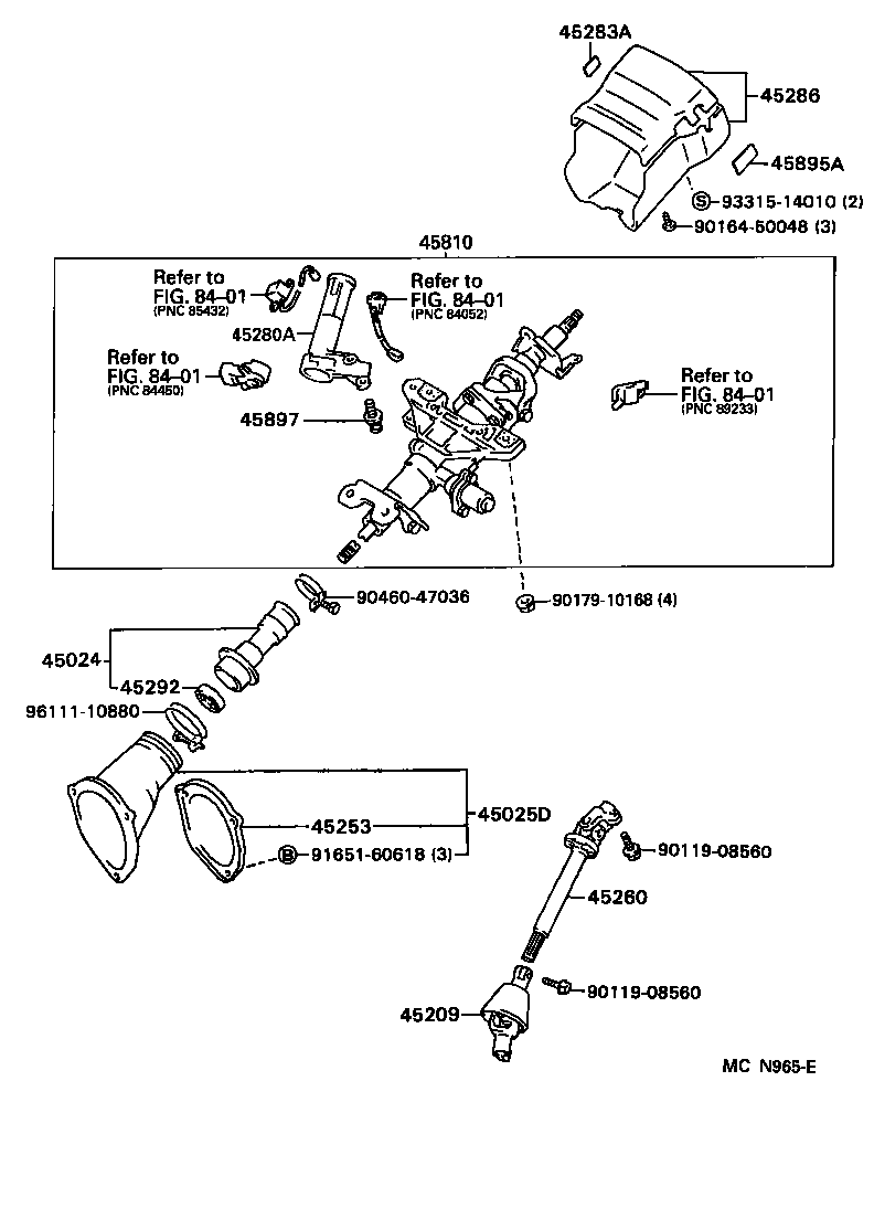  CRESTA |  STEERING COLUMN SHAFT