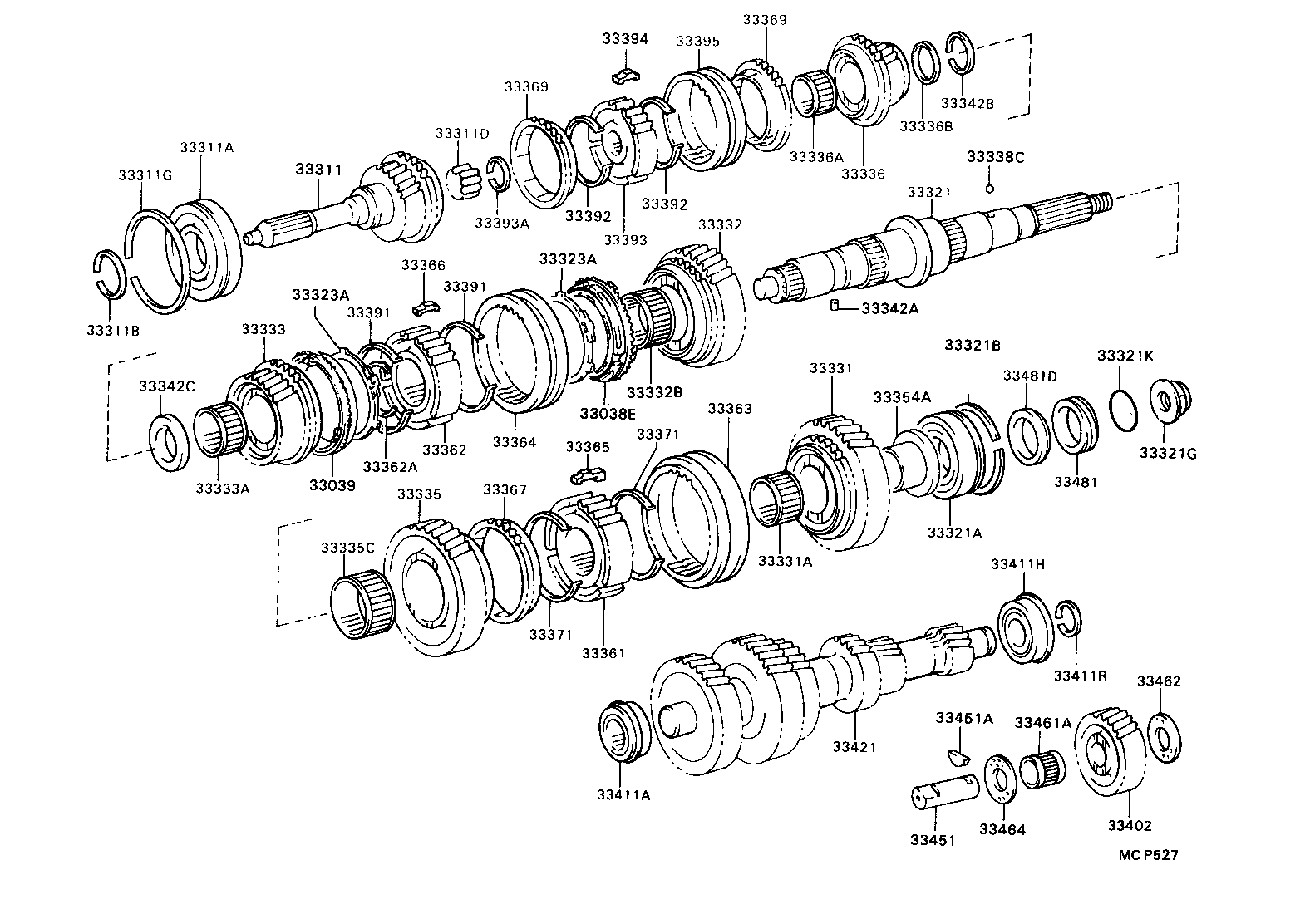  DYNA TOYOACE |  TRANSMISSION GEAR MTM