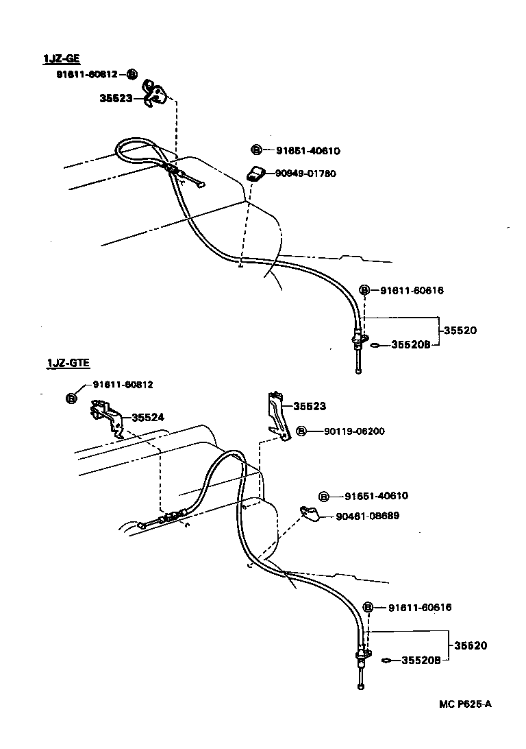  CRESTA |  THROTTLE LINK VALVE LEVER ATM