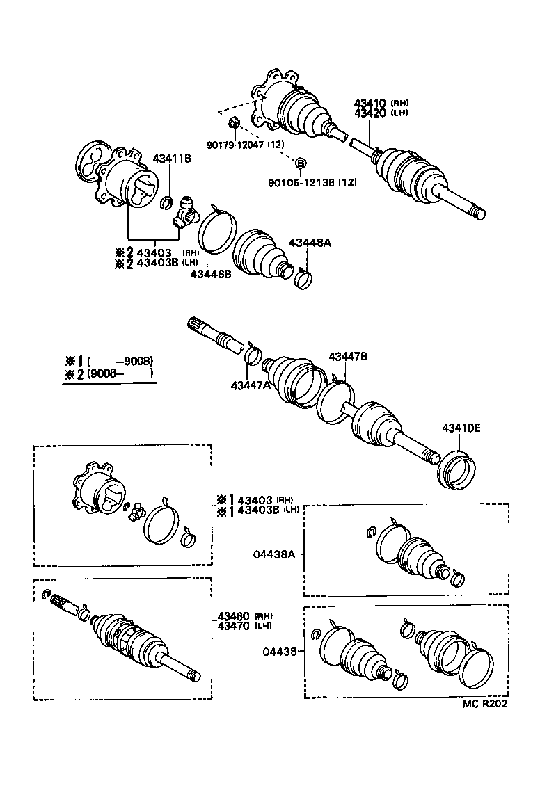  HIACE TRUCK |  FRONT DRIVE SHAFT