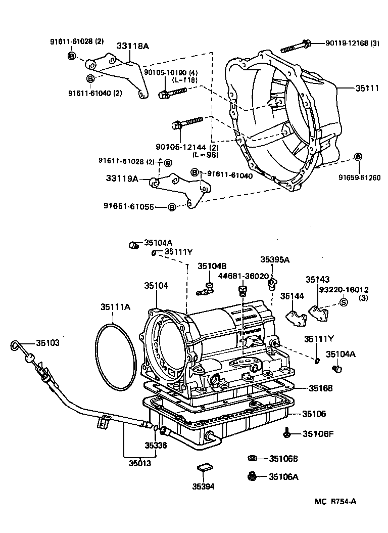  TOYOACE DYNA |  TRANSMISSION CASE OIL PAN ATM