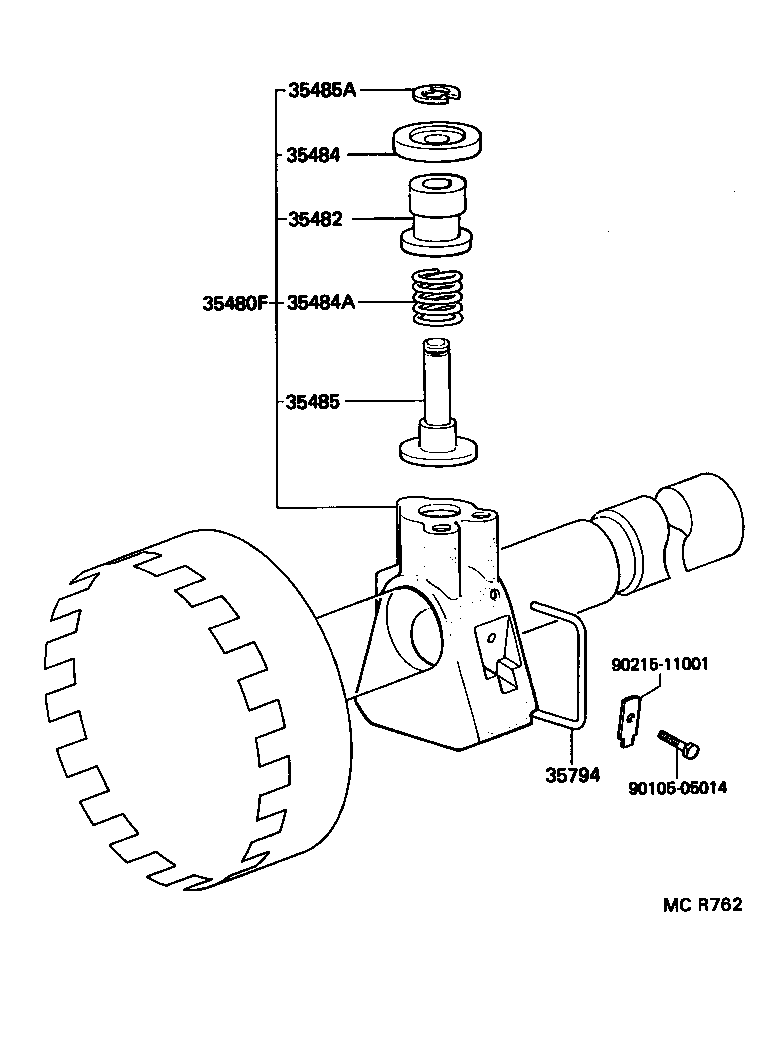  TOYOACE DYNA |  REAR OIL PUMP GOVERNOR ATM