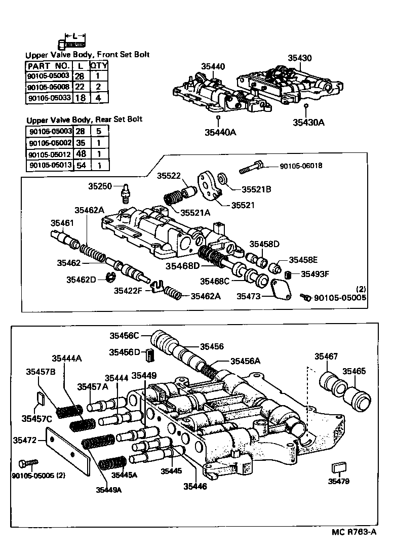  TOYOACE DYNA |  VALVE BODY OIL STRAINER ATM