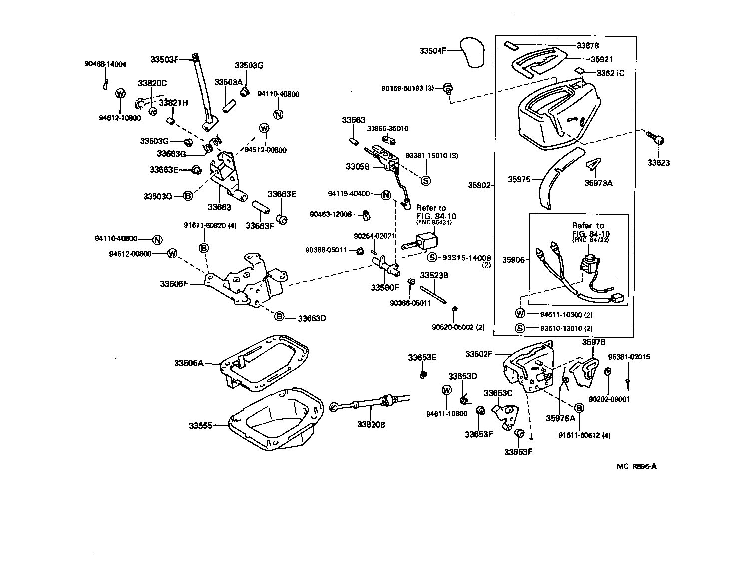  TOYOACE DYNA |  SHIFT LEVER RETAINER