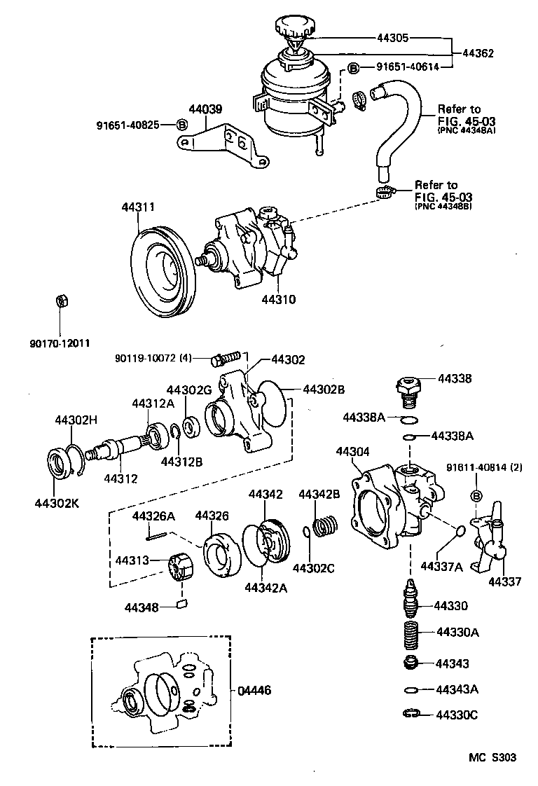  HIACE QUICK DELIVERY |  VANE PUMP RESERVOIR POWER STEERING