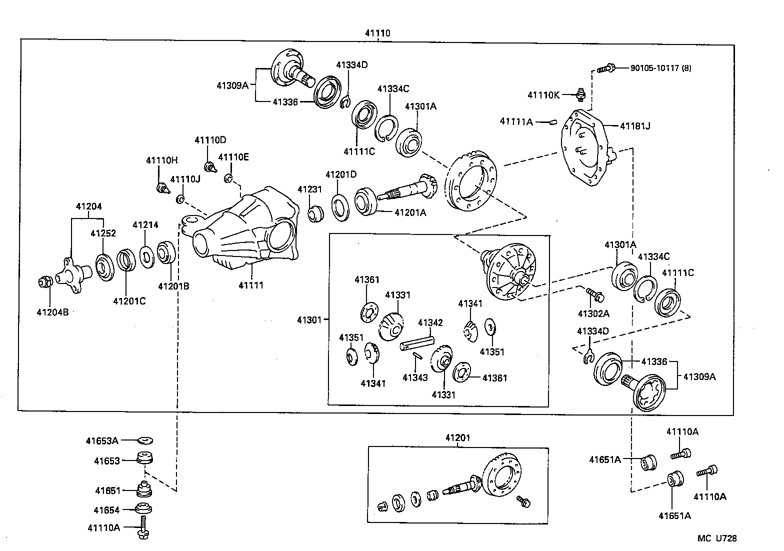  CELSIOR |  REAR AXLE HOUSING DIFFERENTIAL