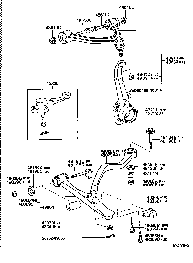  ARISTO |  FRONT AXLE ARM STEERING KNUCKLE