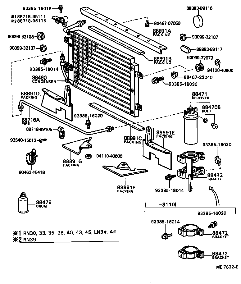  HILUX |  HEATING AIR CONDITIONING COOLER PIPING