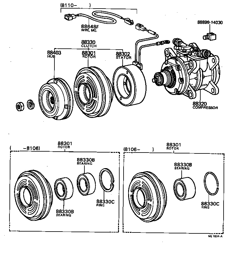  HILUX |  HEATING AIR CONDITIONING COMPRESSOR