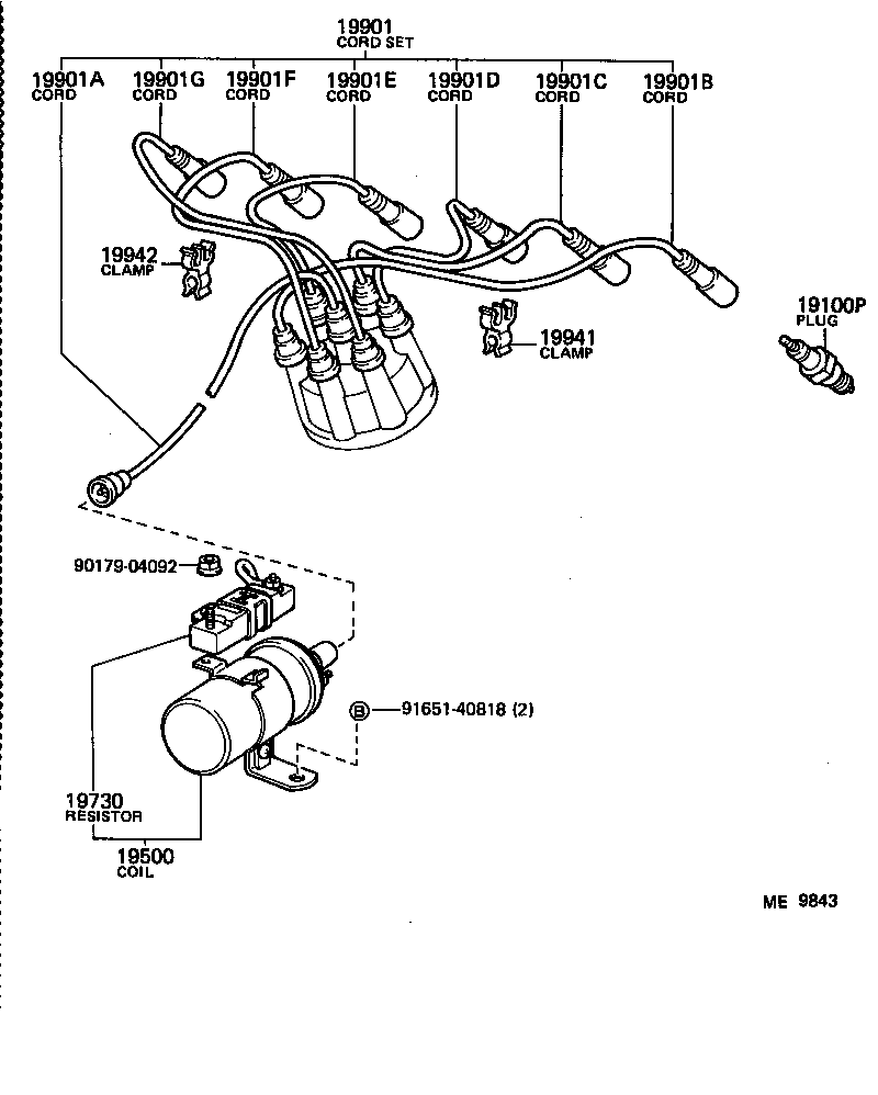  LAND CRUISER VAN |  IGNITION COIL SPARK PLUG