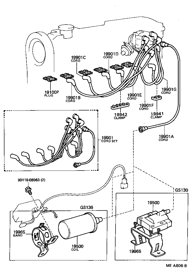  CROWN |  IGNITION COIL SPARK PLUG