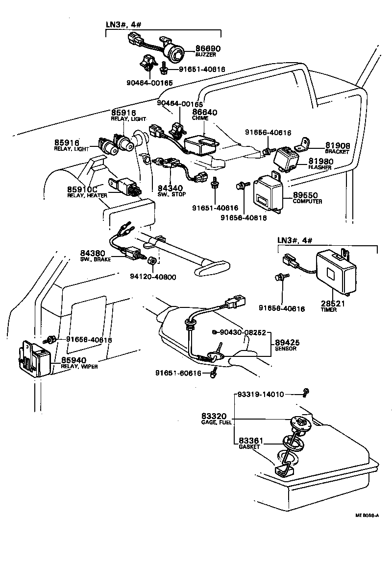  HILUX |  SWITCH RELAY COMPUTER