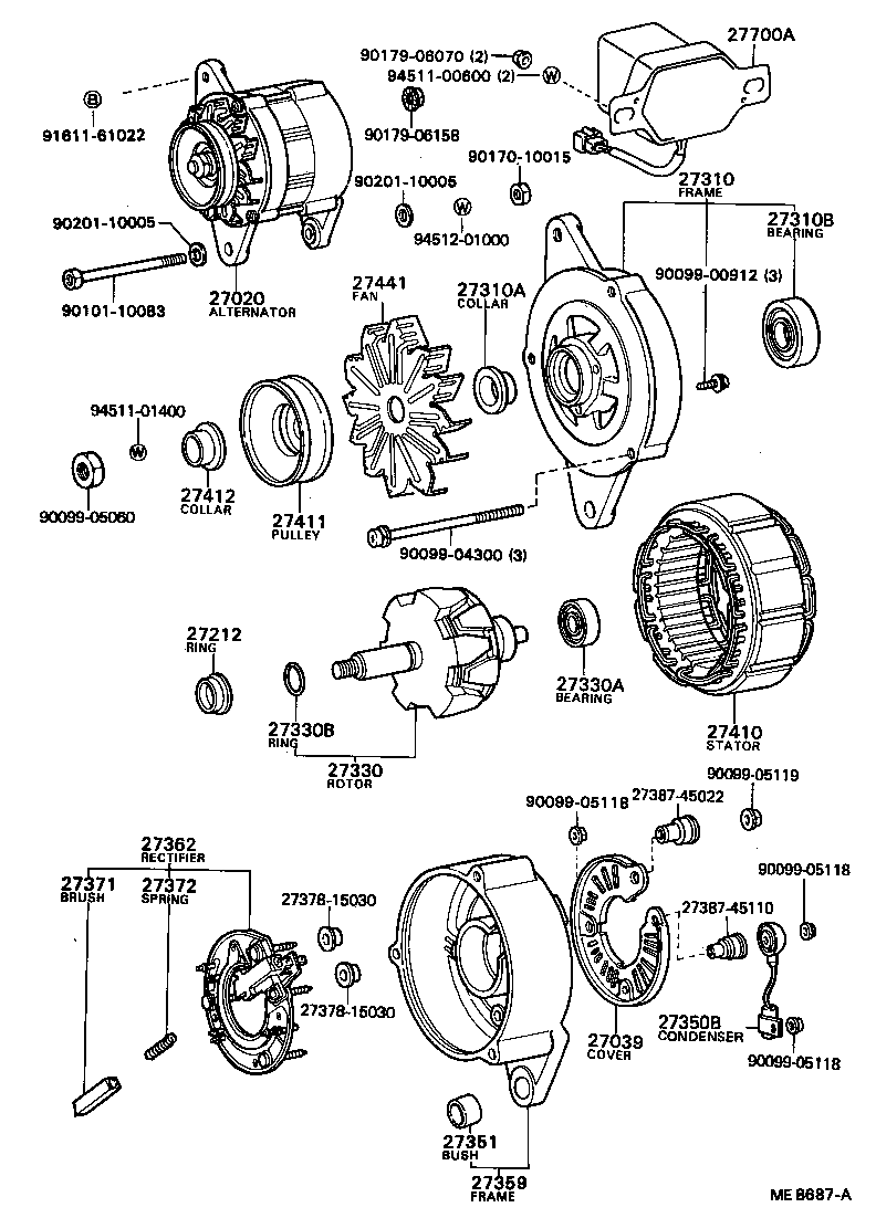  COASTER |  ALTERNATOR