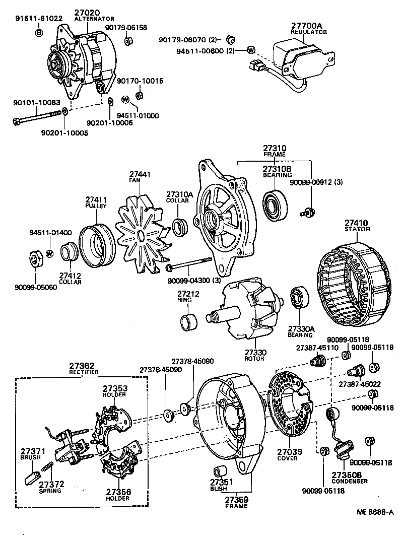  COASTER |  ALTERNATOR