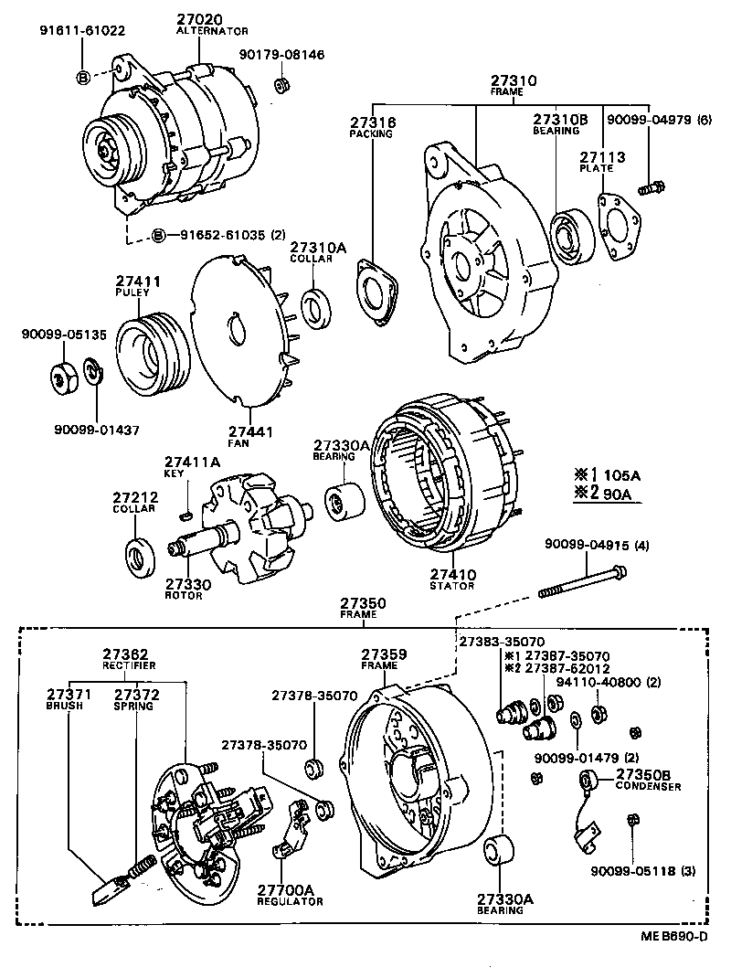  COASTER |  ALTERNATOR