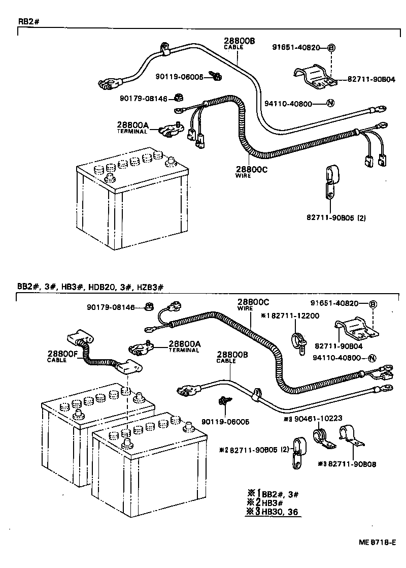  COASTER |  BATTERY BATTERY CABLE