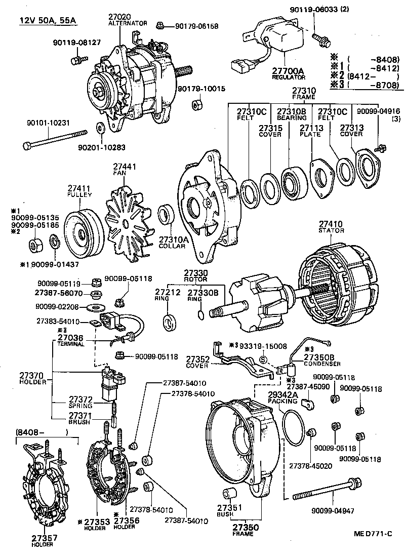  HILUX |  ALTERNATOR