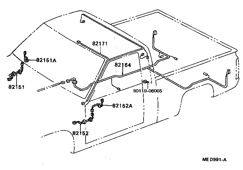  HILUX |  WIRING CLAMP