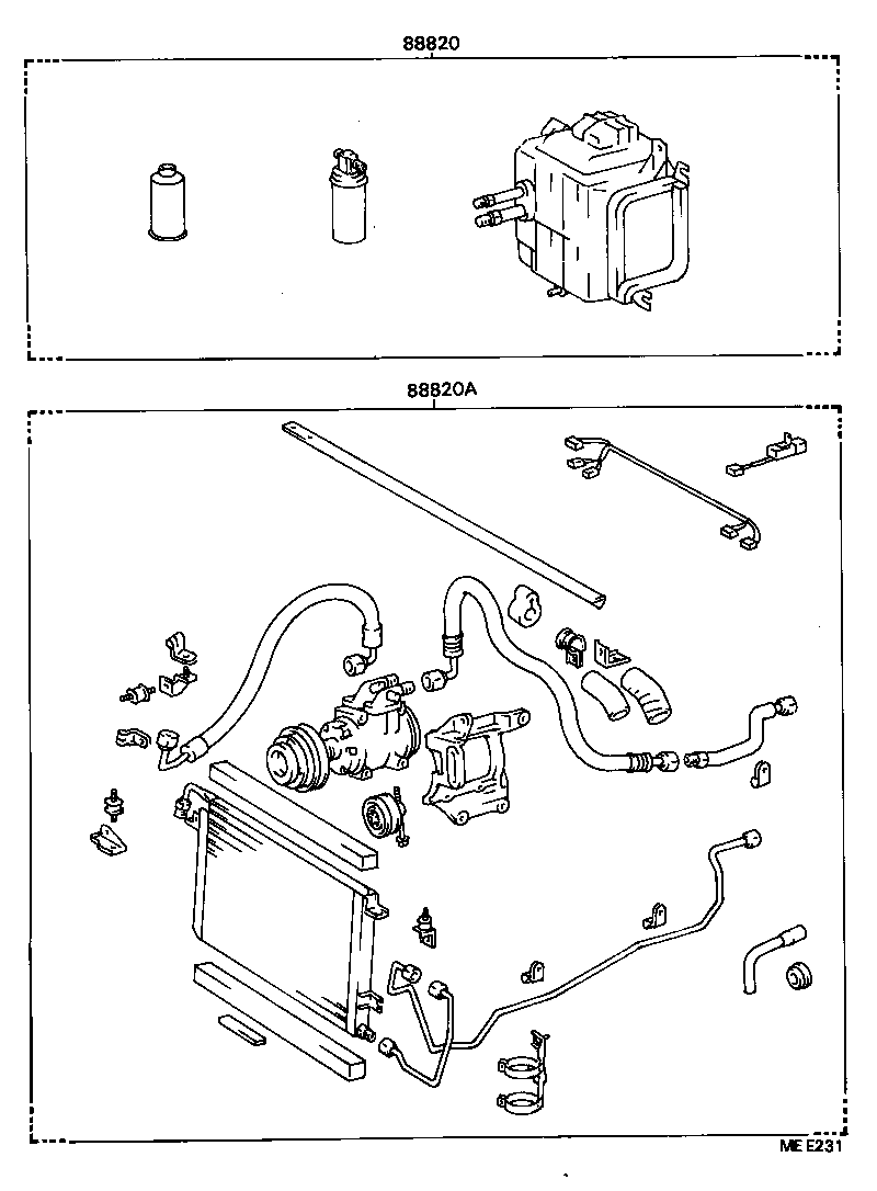  HILUX |  HEATING AIR CONDITIONING SET