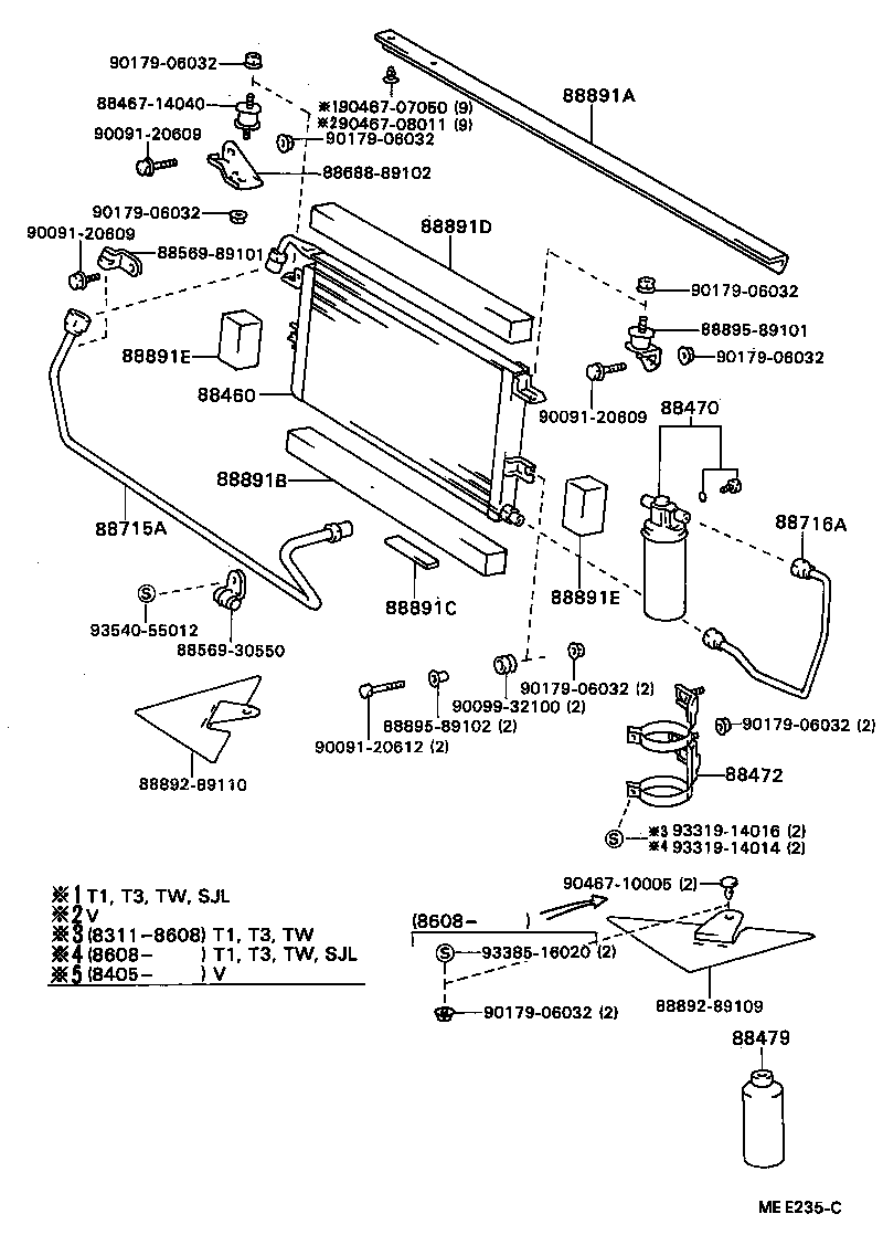  HILUX |  HEATING AIR CONDITIONING COOLER PIPING