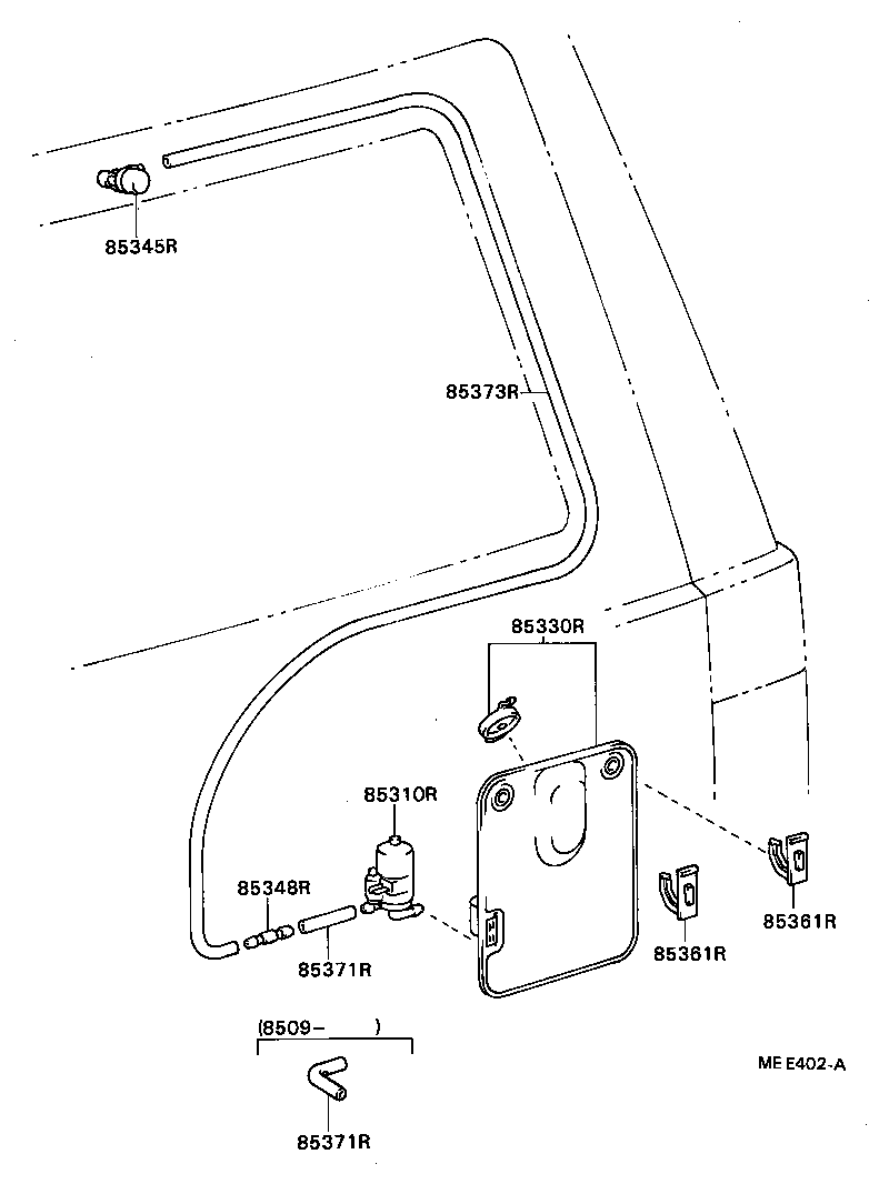  BLIZZARD |  REAR WASHER
