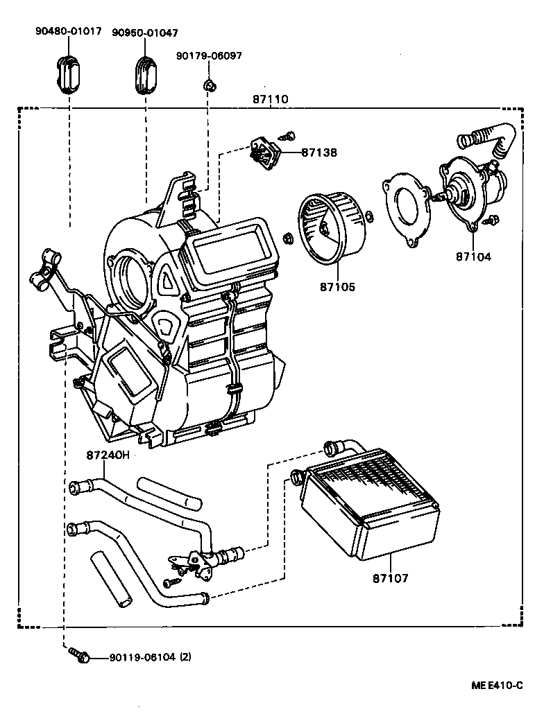  BLIZZARD |  HEATING AIR CONDITIONING HEATER UNIT BLOWER