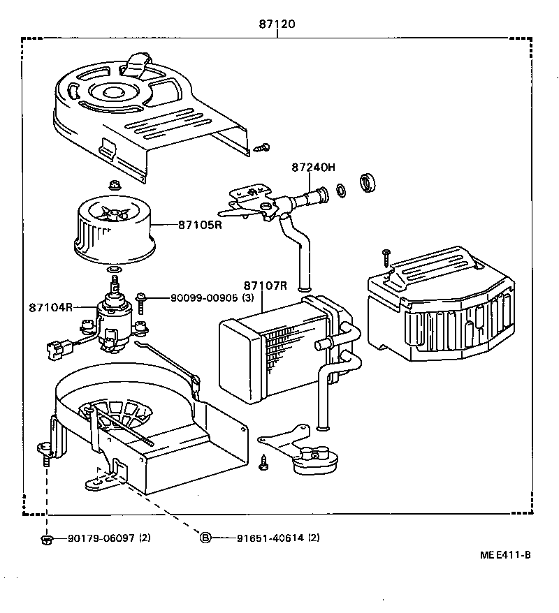  BLIZZARD |  HEATING AIR CONDITIONING HEATER UNIT BLOWER