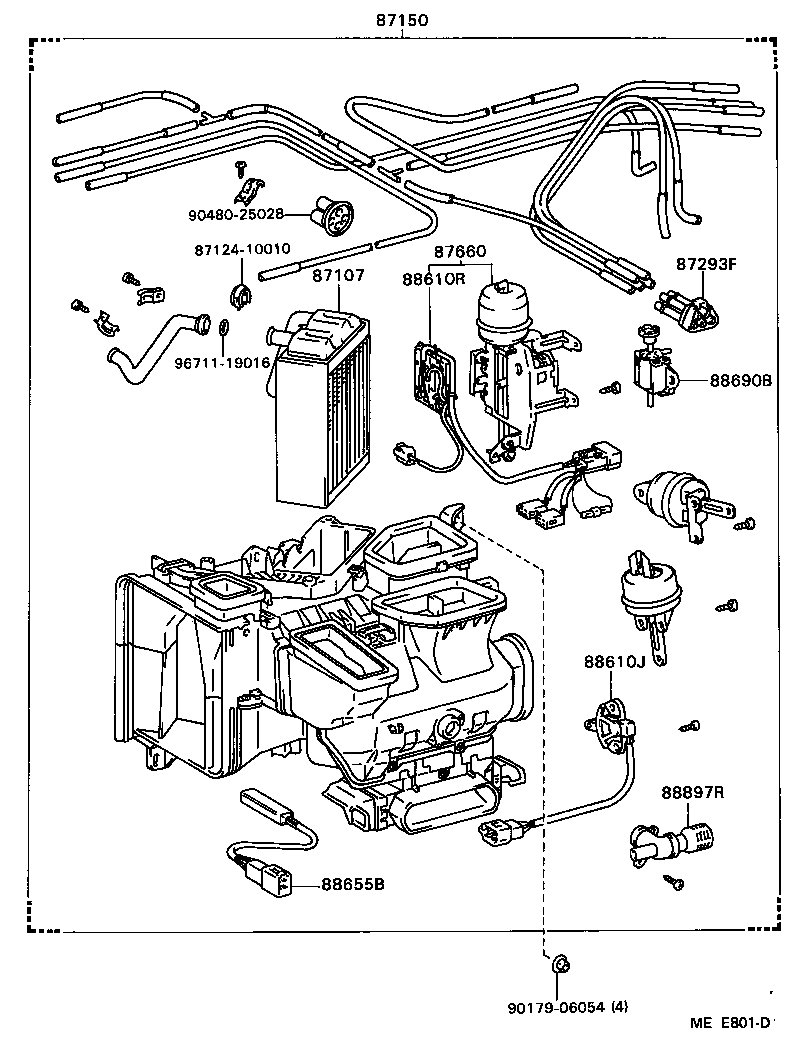 MARK 2 |  HEATING AIR CONDITIONING HEATER UNIT BLOWER