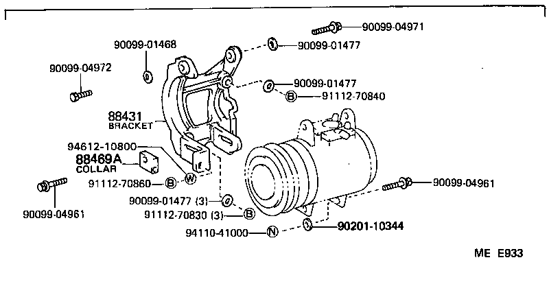  CRESTA |  HEATING AIR CONDITIONING COMPRESSOR