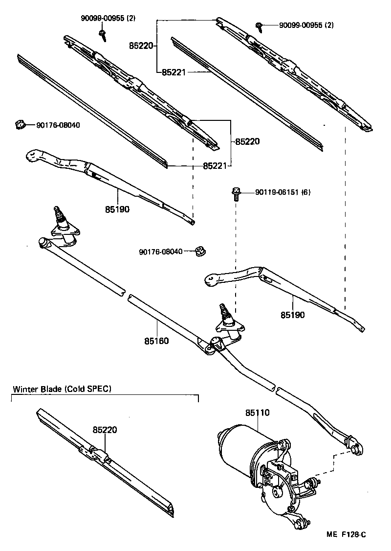  STARLET |  WINDSHIELD WIPER
